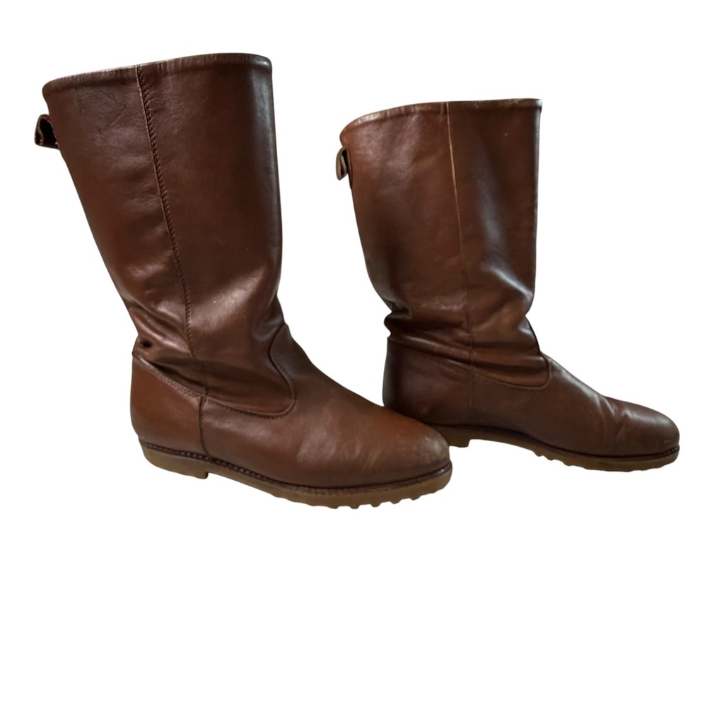 L.L. Bean Canada Womens 7.5 Vintage Campus Boots Leather Heritage Rustic Western